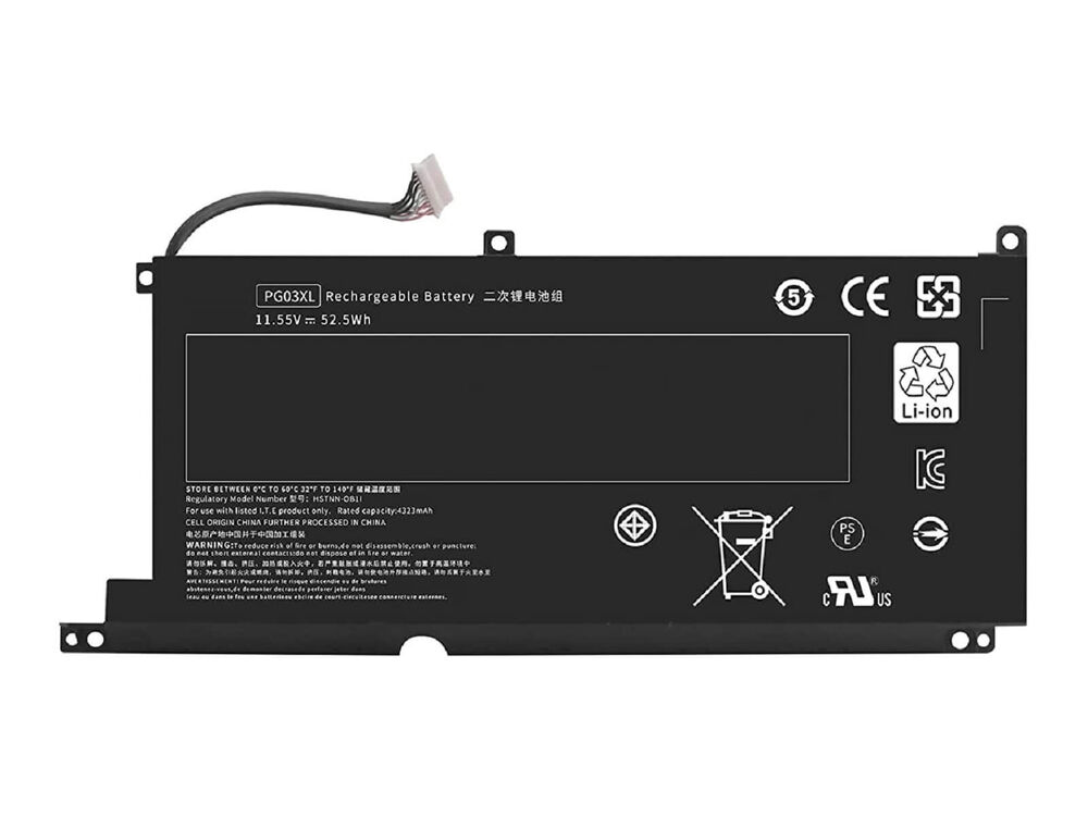 HP Pavilion Gaming 15-dk 15-ec 16-a TPN-C141 TPN-Q229 TPN-Q241 Pil Versiyon 1