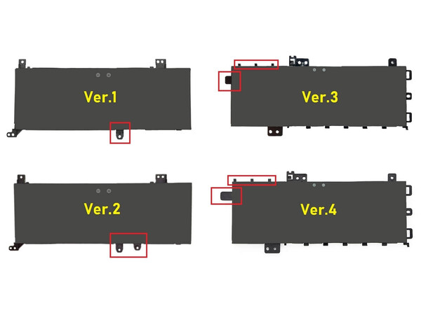 Asus X515JF-BR006T1 Batarya ile Uyumlu Pil - (Ver.2) - Thumbnail