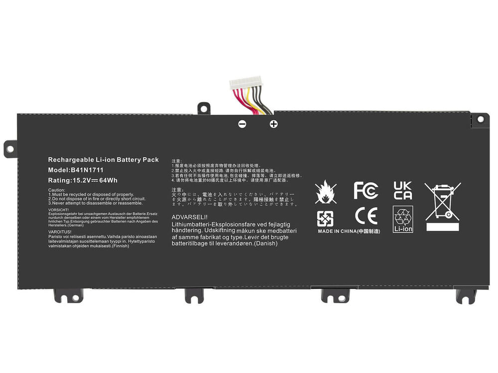 Asus GL503VD-ED089T Laptop Batarya ile Uyumlu Pil