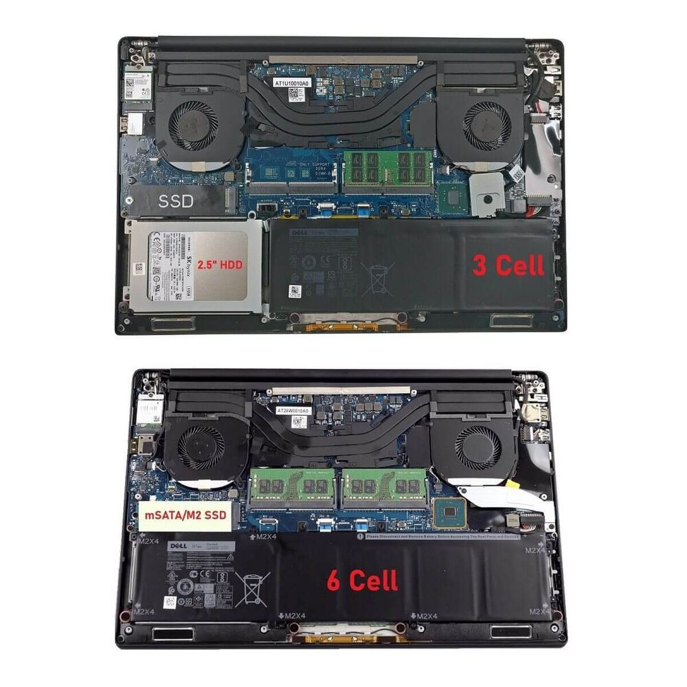 Dell 5D91C, 05D91C Batarya ile Uyumlu Pil 3 CELL