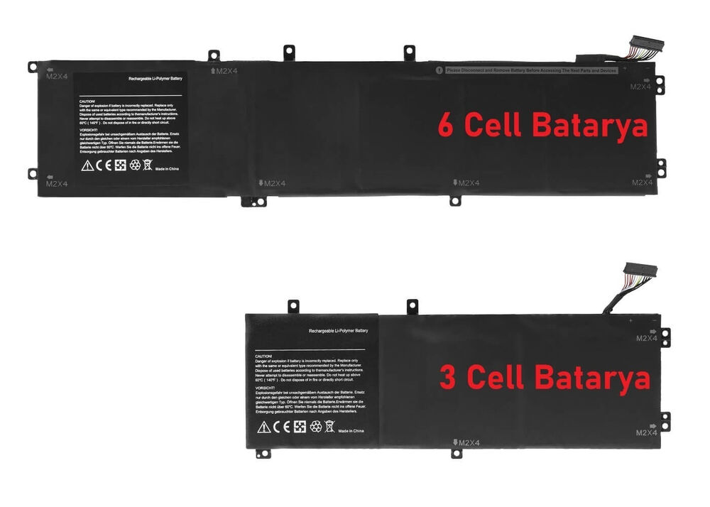 Dell XPS 15 9560 Versiyon P56F, P56F001 Batarya ile Uyumlu Pil3 CELL