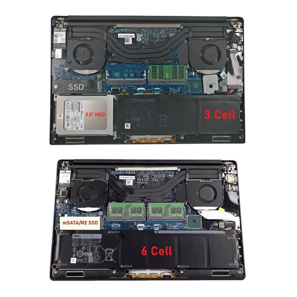Dell H5H20 Uyumlu Notebook Bataryası Pili - 3 Cell - Thumbnail