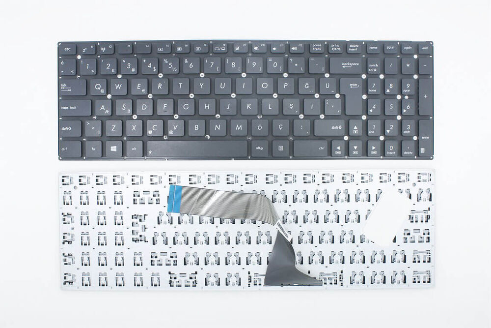 Asus FX550VX-DM748T Klavye ile Uyumlu Tuş Takımı Siyah