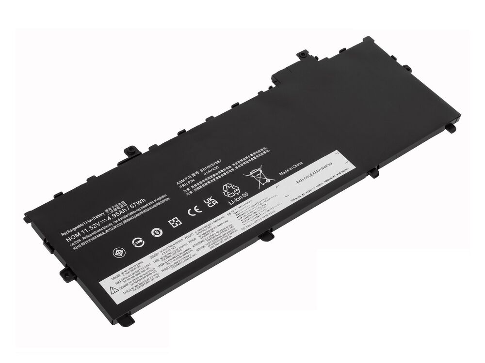 Lenovo ThinkPad X1 Carbon 5. Nesil Batarya ile Uyumlu Pil