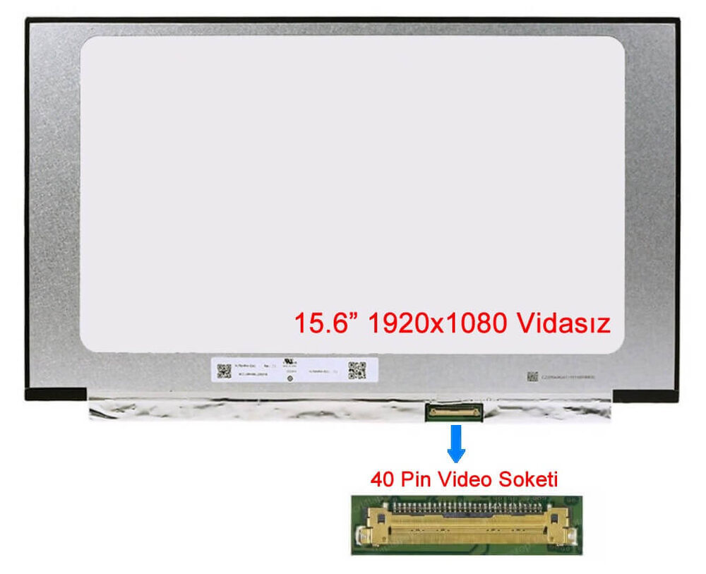 Casper Excalibur G770.1180-DQJ0X-B Uyumlu Ekran Panel 15.6