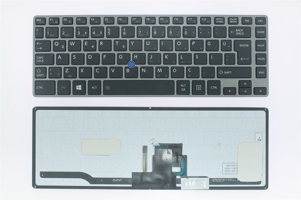 Toshiba ile Uyumlu Tecra Z40-A121 Uyumlu Laptop Klavye