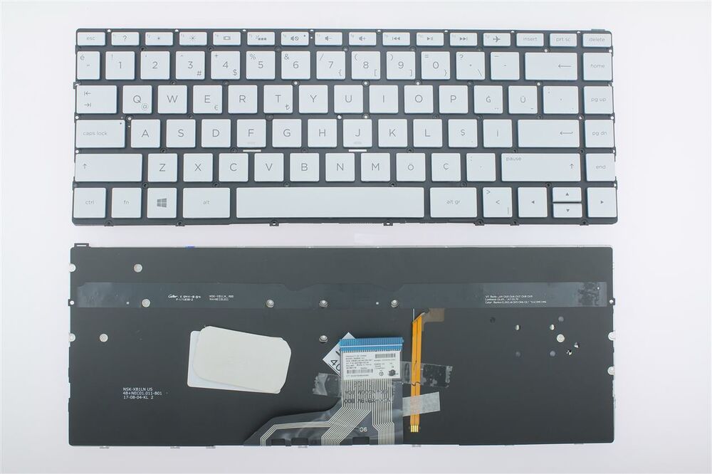 Hp ile Uyumlu ENVY 13-ad100nt, 13-ad101nt, TPN-W133 Uyumlu Klavye LED Backlit
