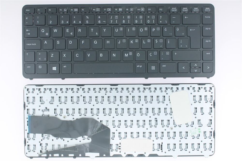 Hp ile Uyumlu EliteBook 750 G2 uyumlu Laptop Klavye