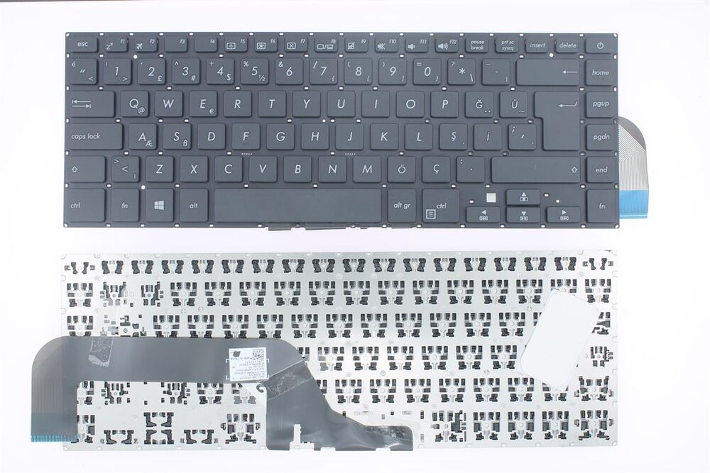 Asus ile Uyumlu A505B, A505BA, A505BP, A505Z Klavye Siyah