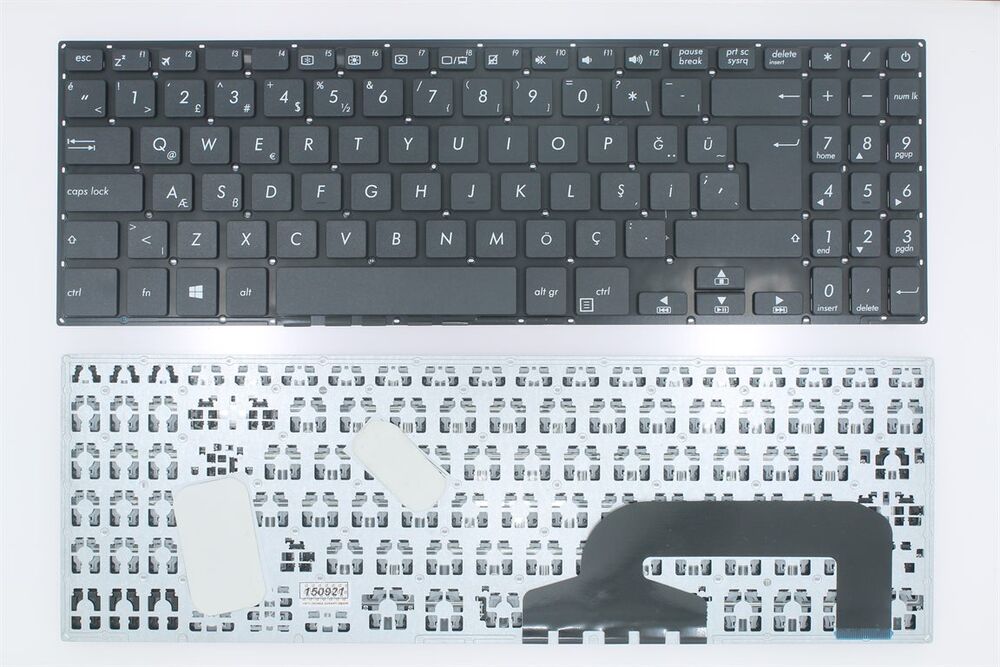 Asus ile Uyumlu VivoBook 15 F507L Uyumlu Laptop Klavye