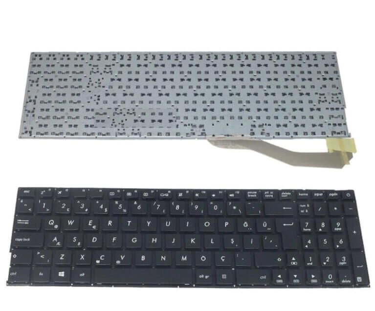Asus ile Uyumlu D540M Uyumlu Laptop Klavye