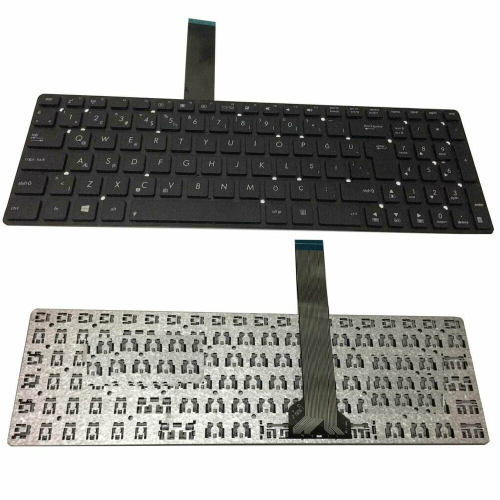 Asus ile Uyumlu R752SJ Uyumlu Laptop Klavye