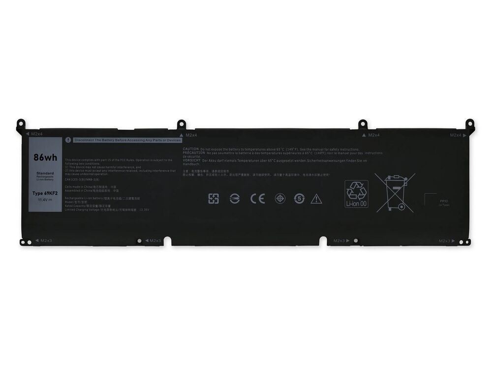 Dell G15 5520 ile Uyumlu Notebook Bataryası Pili 3 Cell 56WH