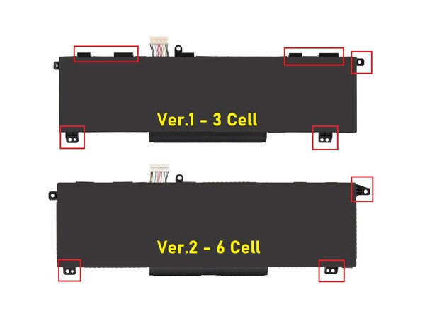 HP Omen 15-EN0026AX ile Uyumlu Notebook Bataryası Pili 6 Cell - Ver.2 - Thumbnail