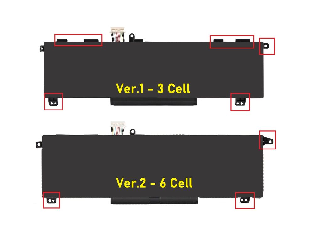 HP Omen 15-EN0026AX ile Uyumlu Notebook Bataryası Pili 6 Cell - Ver.2
