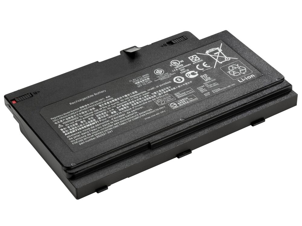 HP ZBook 17 G4 Z3R03UT ile Uyumlu Notebook Bataryası Pili (Ver.2)