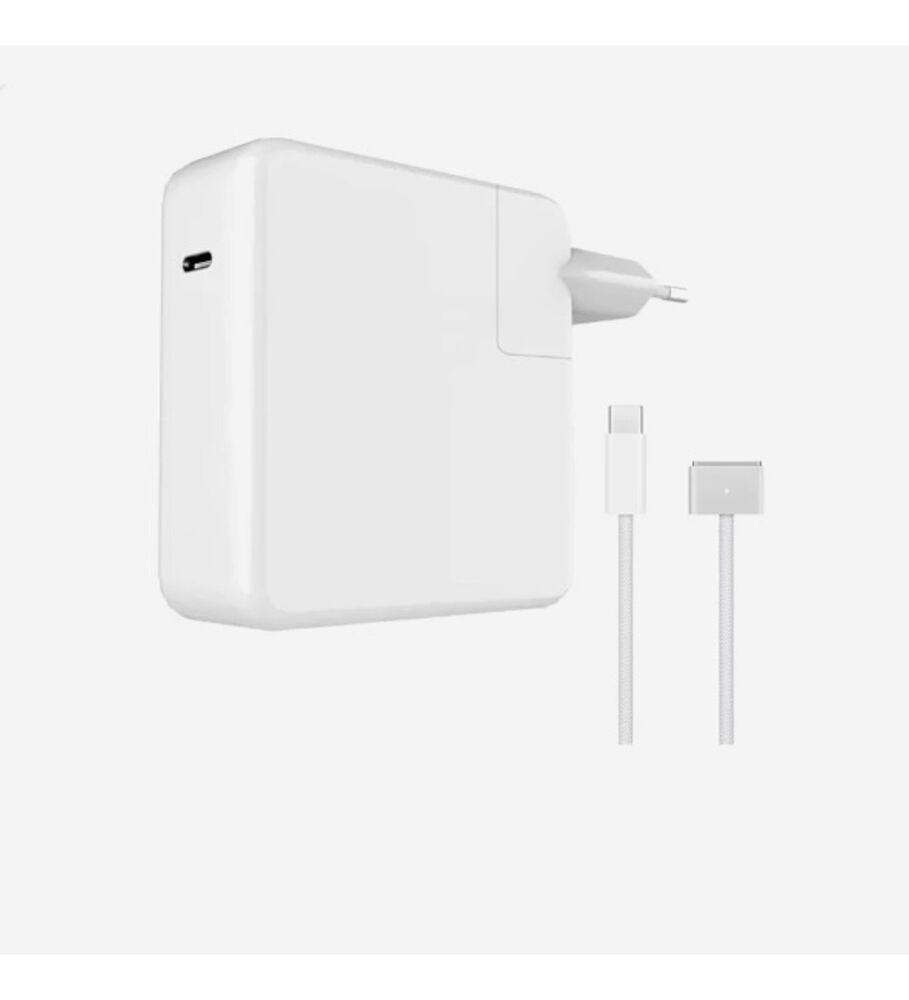 MacBook Air (M4, 15‑inch) 2025 ile Uyumlu Magsafe 3 Macbook Şarj Kablo ve Adaptörü 140W