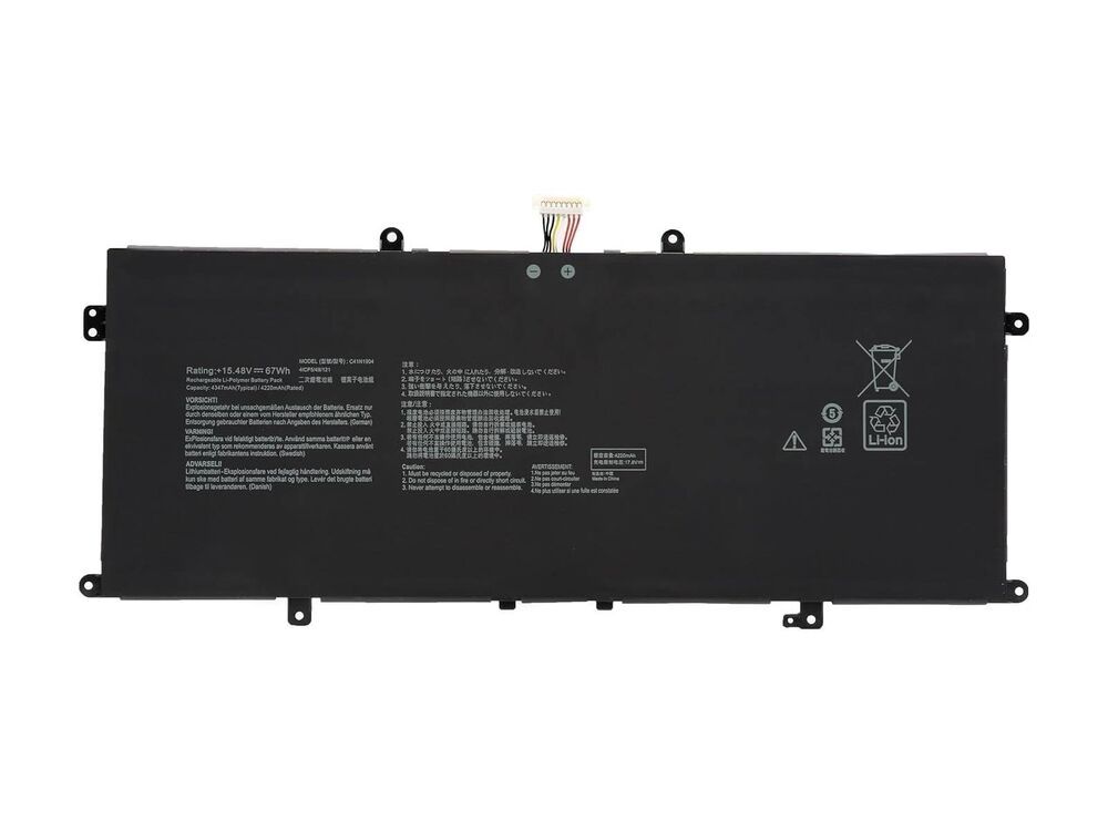 Asus ROG Zephyrus G14 GA401II ile Uyumlu Notebook Bataryası Pili