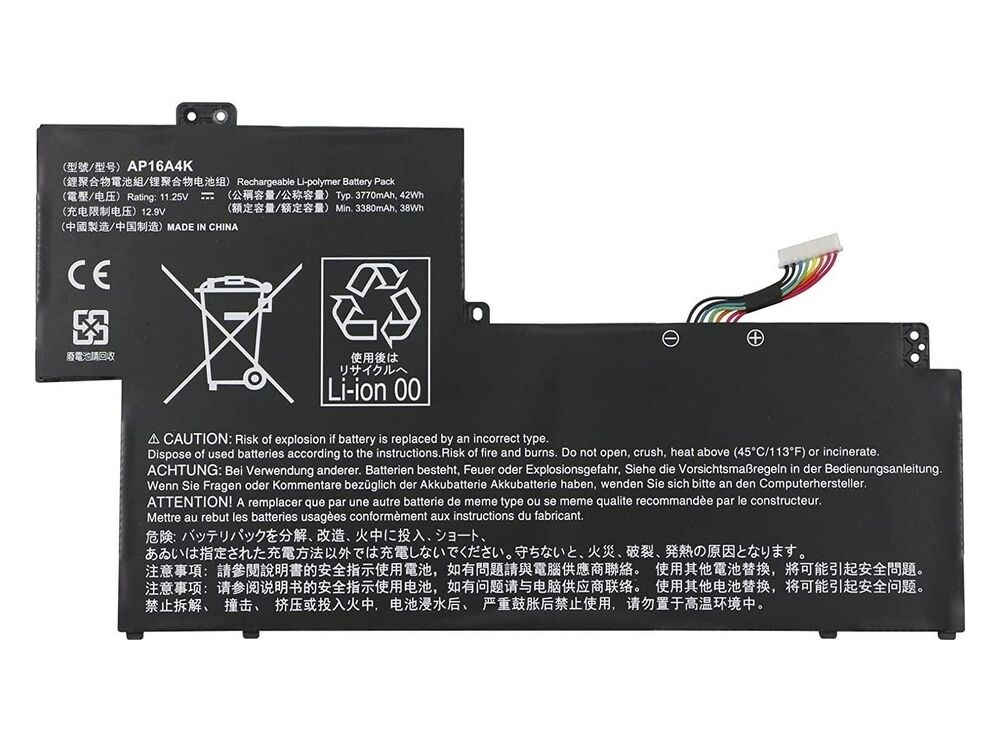 Acer Aspire SF113-31, AP16A4K ile Uyumlu Notebook Bataryası Pili