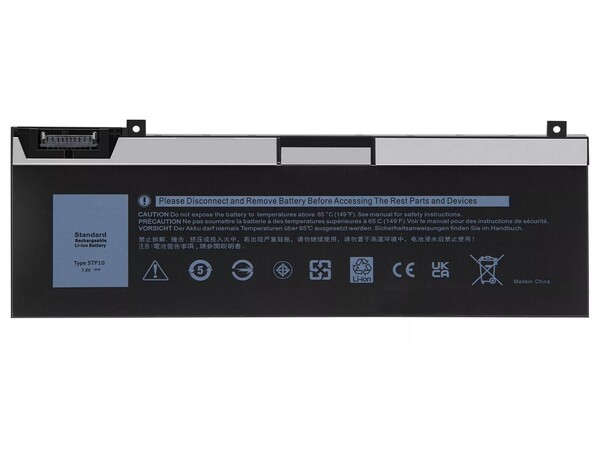 Dell P74F Series ile Uyumlu Notebook Bataryası Pili - Ver.1 - 4 Cell - Tip-A - Thumbnail