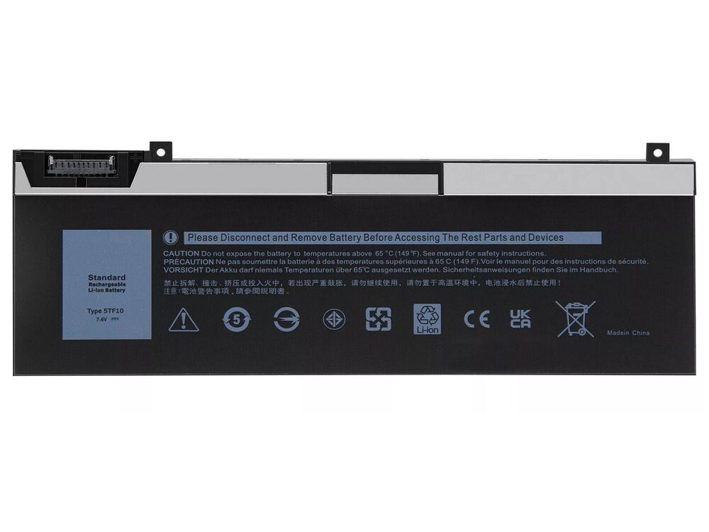 Dell P74F Series ile Uyumlu Notebook Bataryası Pili - Ver.1 - 4 Cell - Tip-A