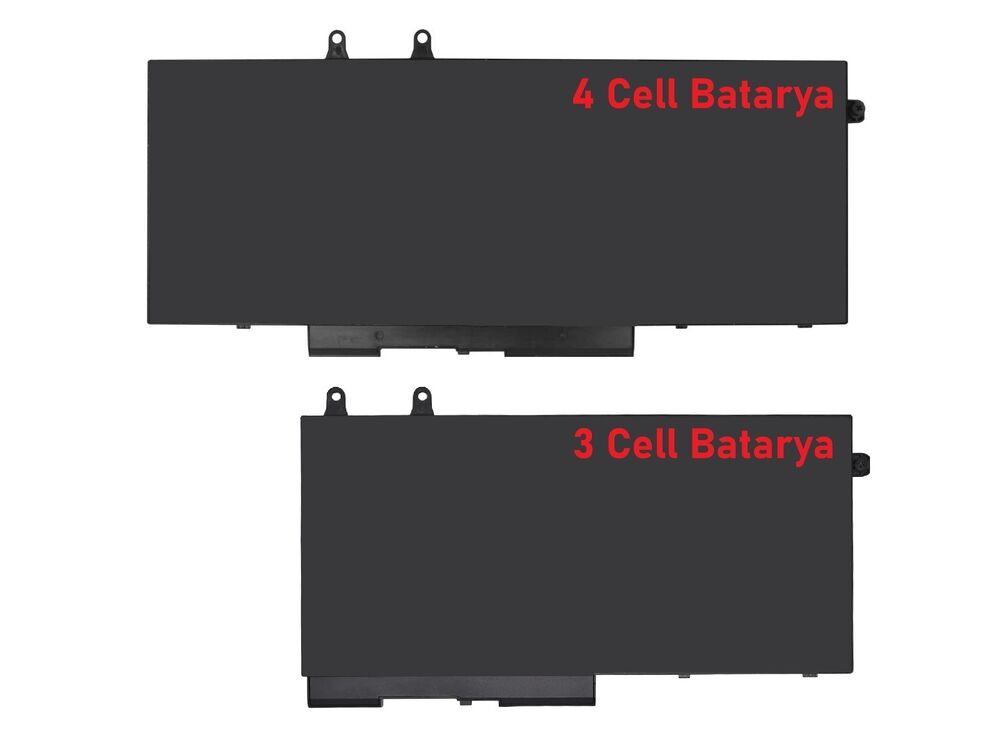 Dell Latitude 14 5401 ile Uyumlu Notebook Bataryası Pili - 4 Cell - 15.2V
