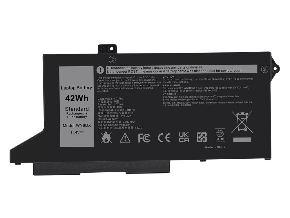 Dell Latitude 15 5520 ile Uyumlu Notebook Bataryası Pili - Ver.1 - 3 Cell