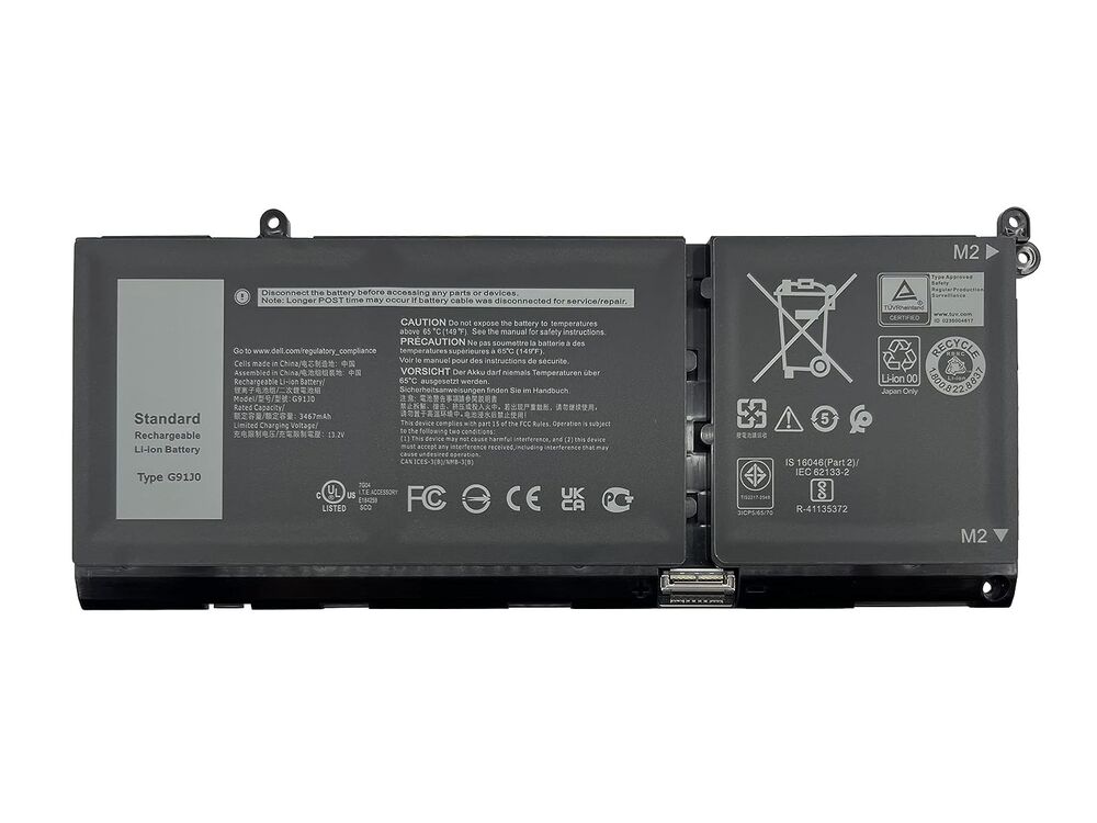 Dell Inspiron 14 5430 ile Uyumlu Notebook Bataryası Pili - Ver.1 - 3 Cell