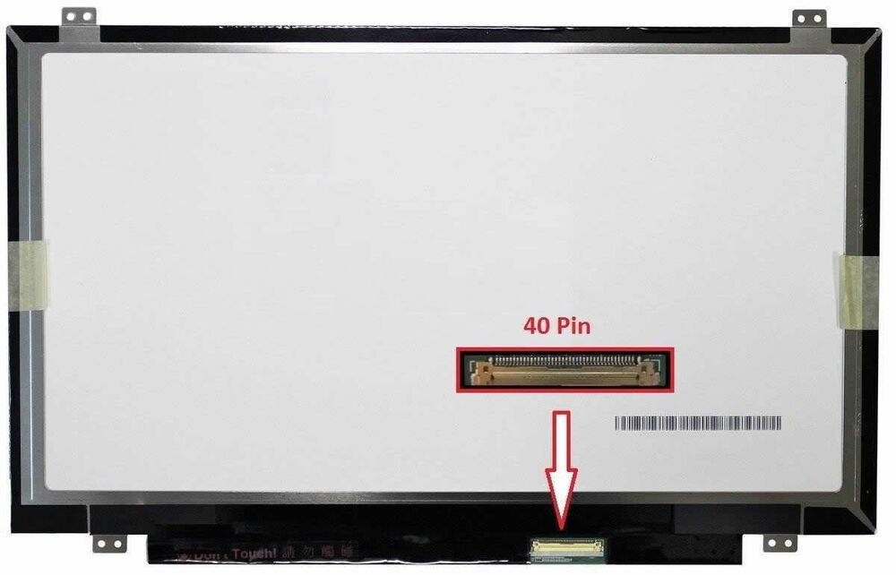 B156xw04 V6 15.6 Slim Led Lcd Panel Ekran 40 Pin