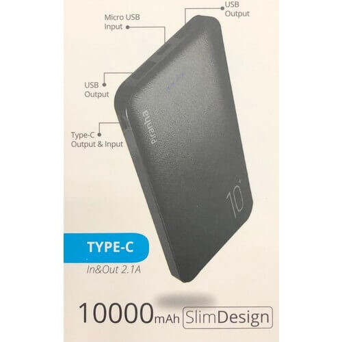 Piranha 9001 10.000 Mah Type-C Powerbank - Thumbnail