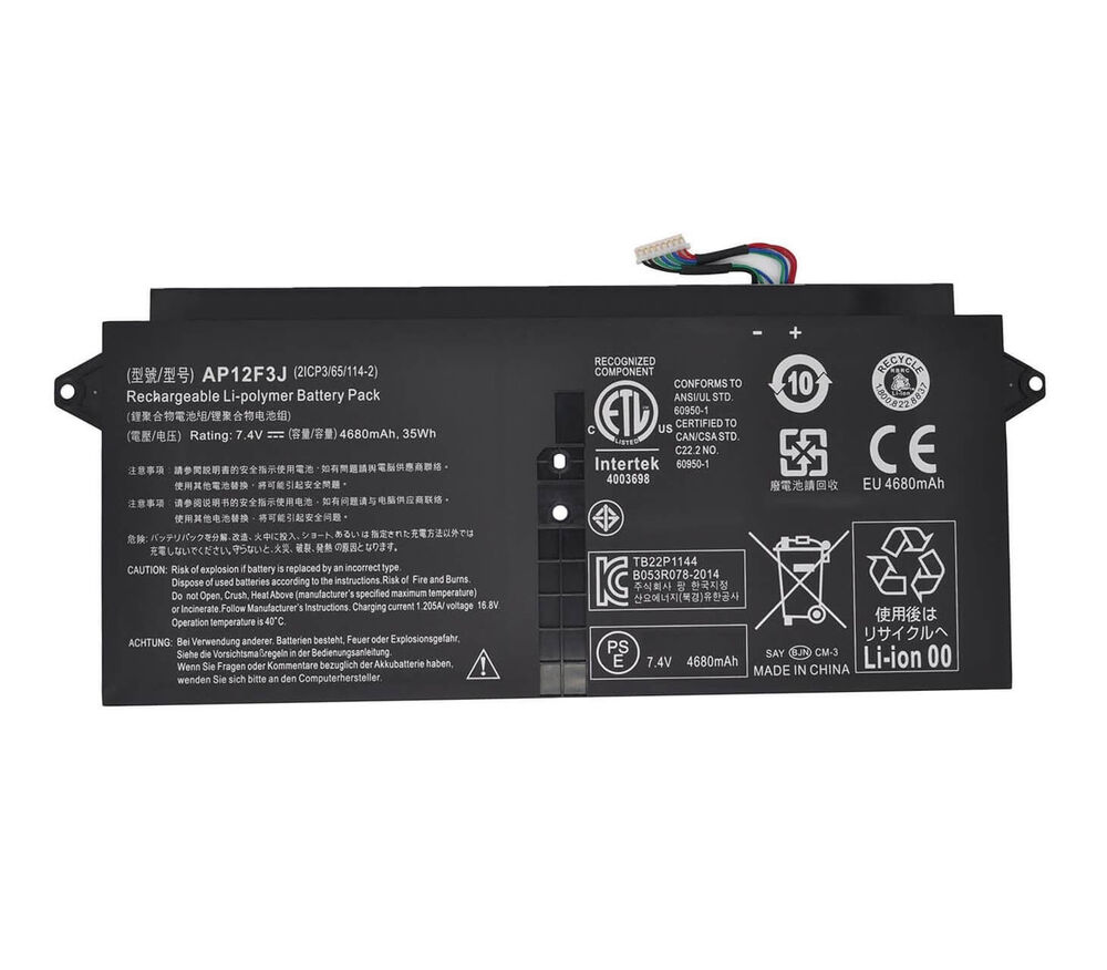 Acer Aspire S7-391, AP12F3J Notebook Bataryası Pili