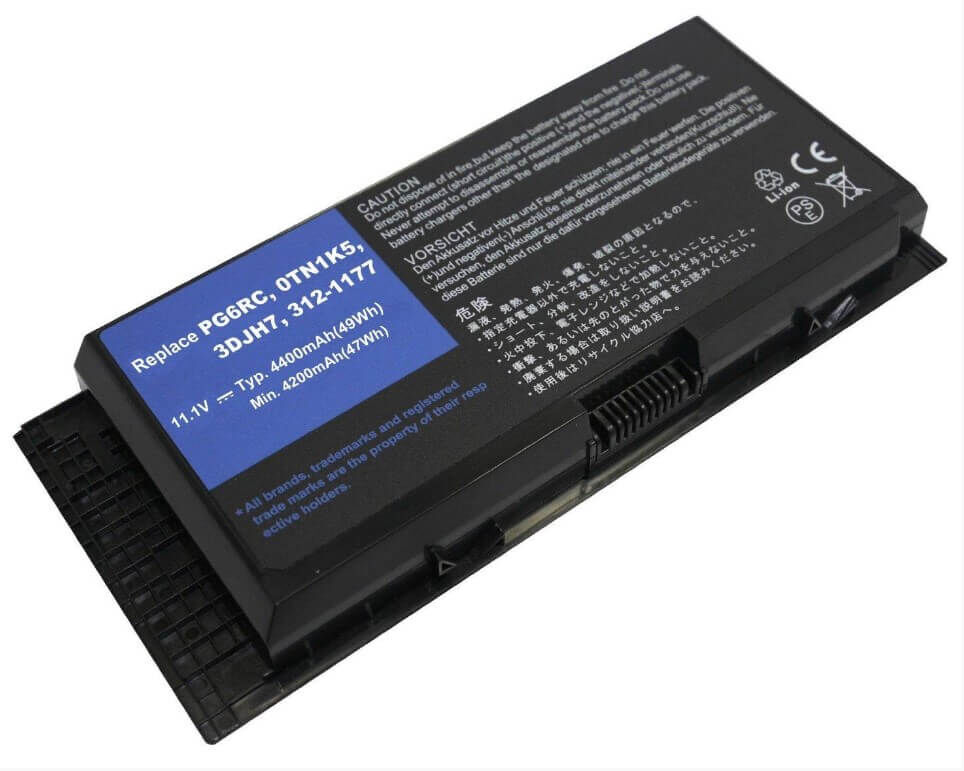 Dell RTKDH Notebook Bataryası Pili - 6 Cell