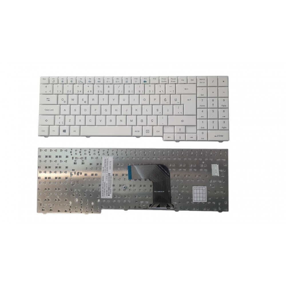 Casper MP-09R16TQ-36043W Notebook Klavye Tuş Takımı