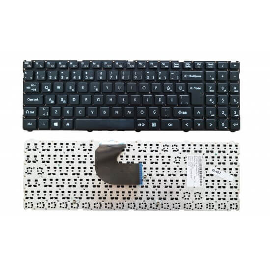 Grundig MP-12K76TQ-9206 Notebook Klavye Tuş Takımı