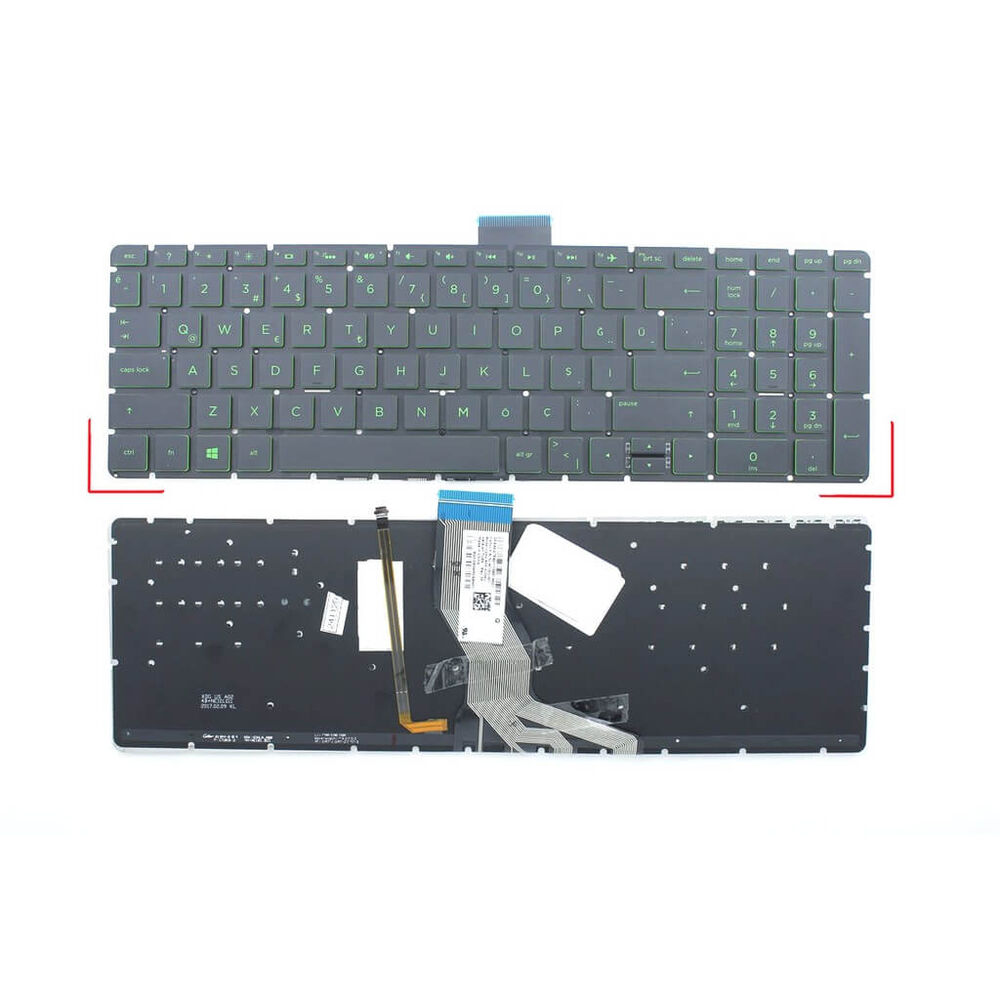 Hp 15-CX Notebook Klavye Tuş Takımı - Işıklı