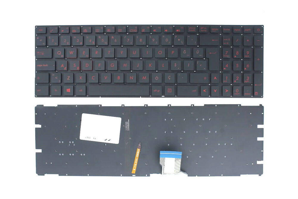 Asus GL702V Notebook Klavye Tuş Takımı-ışıklı