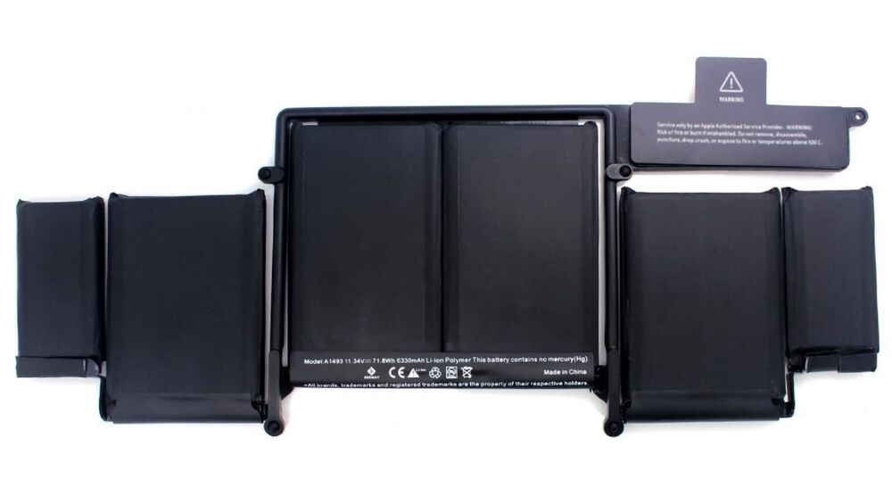 Apple MacBook Pro A1502 (2013-14), A1493 Notebook Bataryası Pili