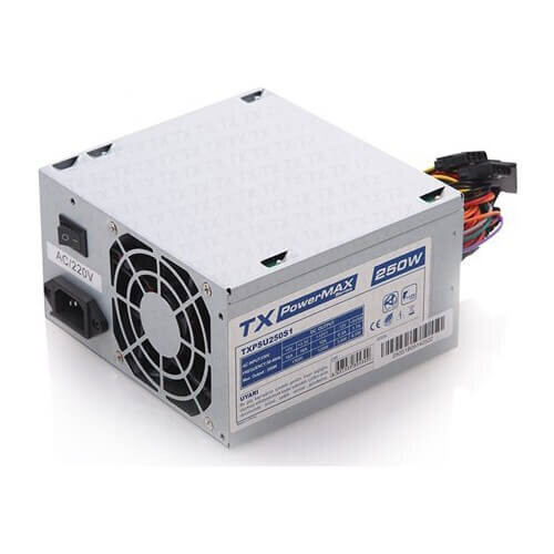 TX PowerMax TXPSU250C1 250W Power Supply (PSU) - Güç Kaynağı - Thumbnail