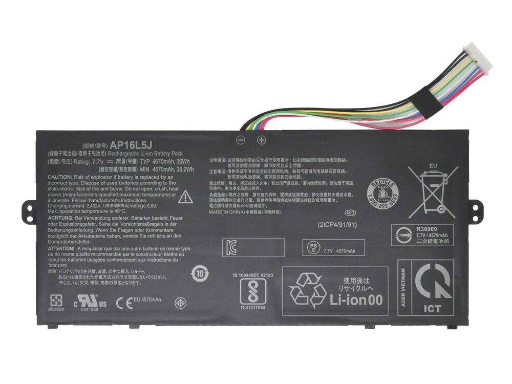 Acer AP16L5J RACL-094 Notebook Bataryası Pili