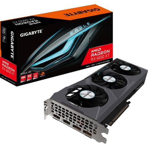 Gıgabyte Rx 6650 Xt Eagle Radeon 8gb Ddr6 128 Bit Rgb LED Amd Radeon Ekran Kartı