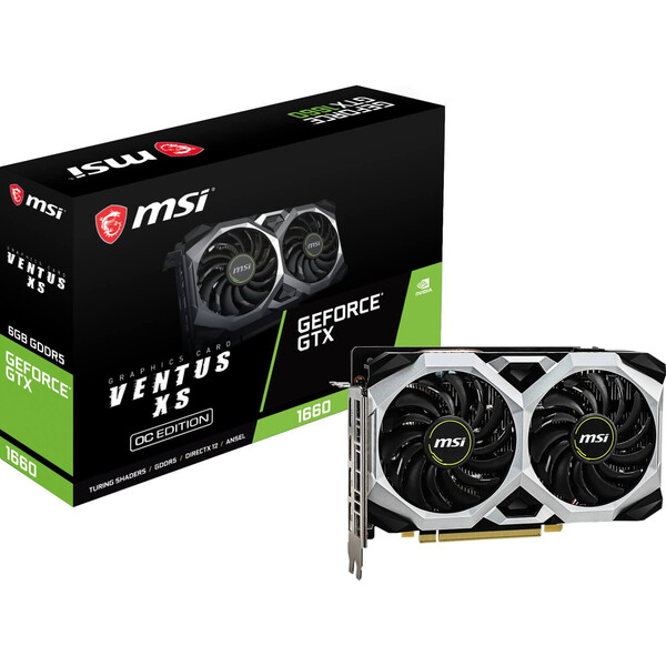 MSI NVIDIA GeForce GTX 1660 Super Ventus XS 6 GB 192 Bit GDDR6 Ekran Kartı - Thumbnail