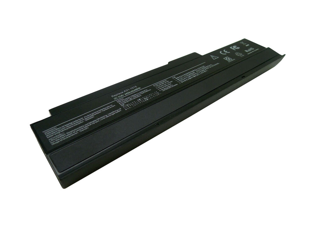 Asus Eee PC 1015B Notebook Bataryası Pili - Siyah