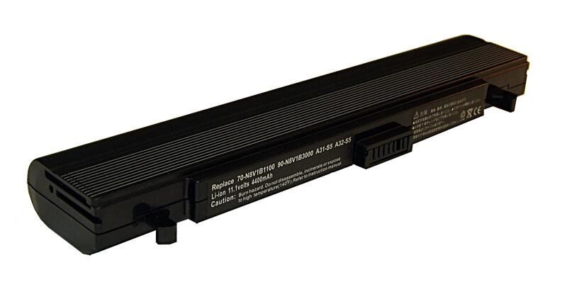 Asus S5 Notebook Bataryası Pili - Siyah