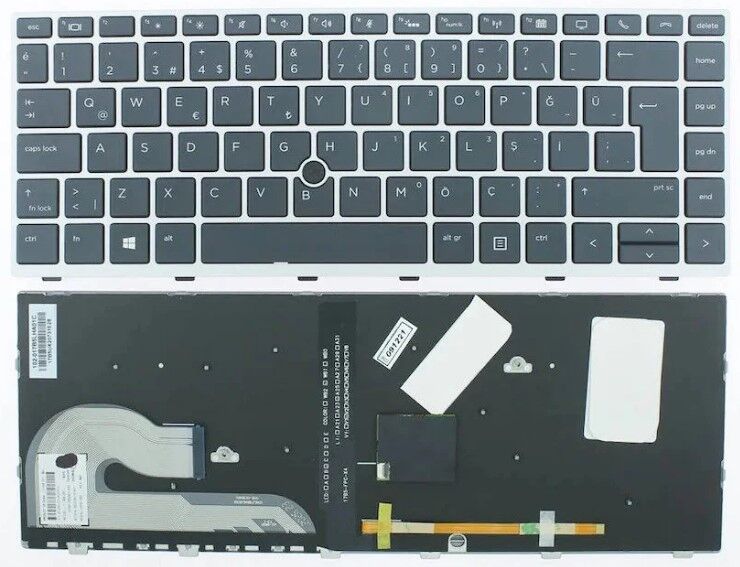 Hp EliteBook 840 G6 Uyumlu Notebook Klavyesi - Siyah - TR