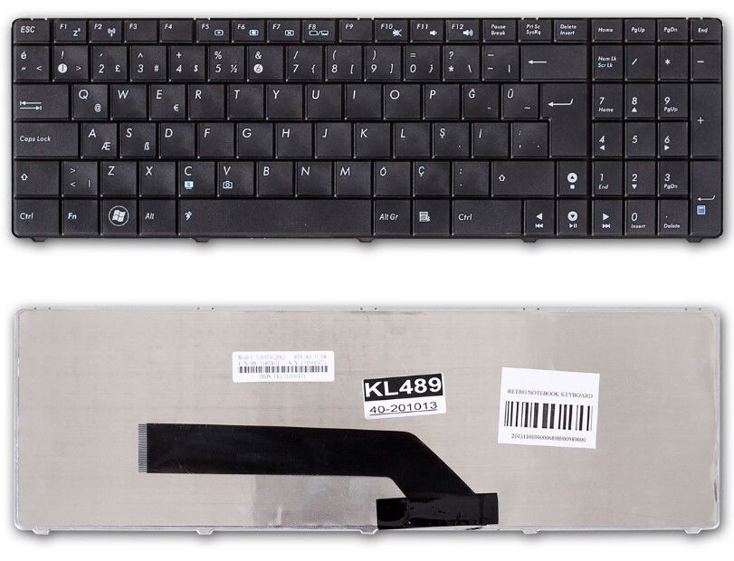 Asus K61IC Uyumlu Notebook Klavyesi - TR