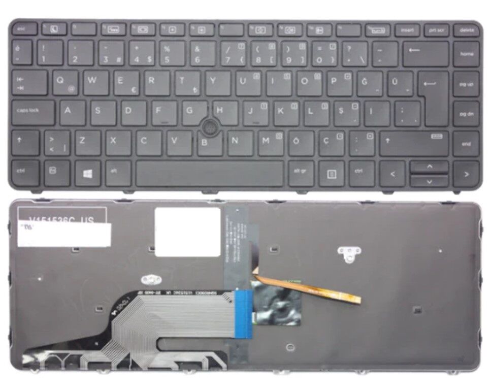Hp ProBook 440 G3 Uyumlu Notebook Klavyesi - Siyah - TR