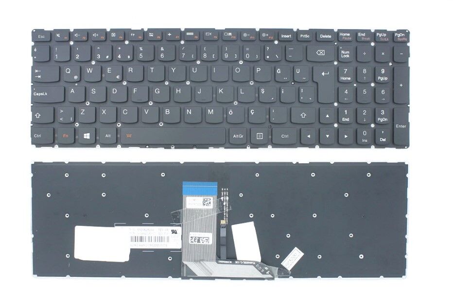 Lenovo IdeaPad S540-15IWL Uyumlu Notebook Klavyesi - Siyah - TR - Backlit