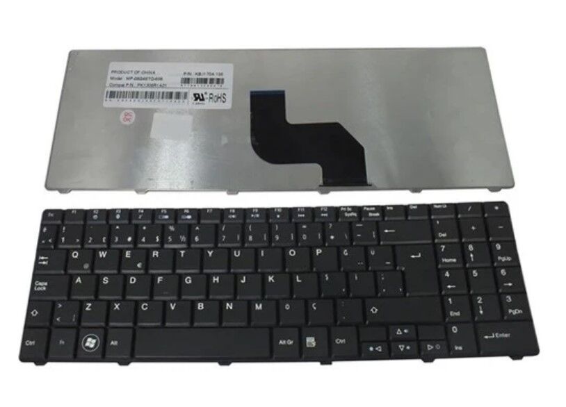 Casper MP-08G66TQ-5287 Uyumlu Notebook Klavyesi Siyah - TR - İzolasyonlu