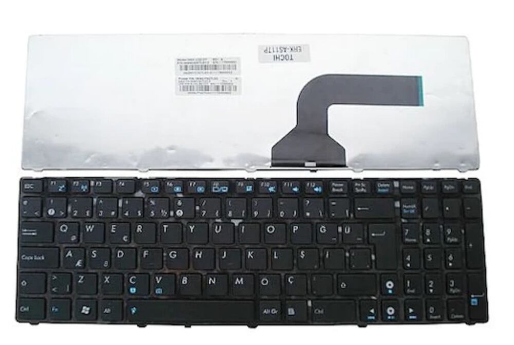 Asus N61Vg Uyumlu Notebook Klavyesi Siyah - TR
