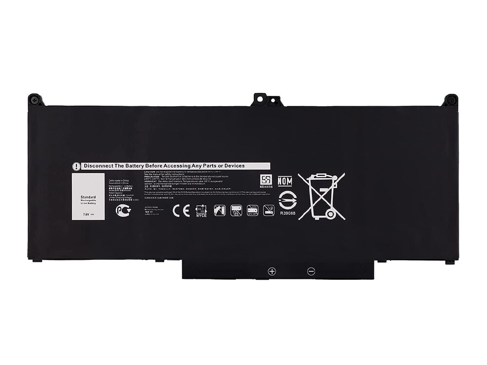 Dell Latitude 5300 RDL-216 Notebook Bataryası Pili - Ver.2 - 4 Cell